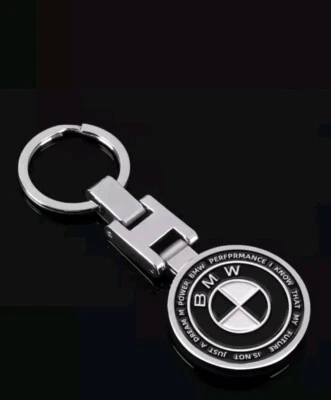 BMW Keychain Metal Emblem Style Black keyring for all Models USA SELLER - Image 1 of 4