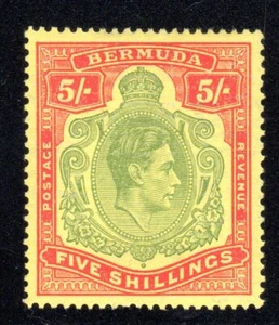 1938-51 Bermuda SC# 125a - King George VI - Perforation 14 - M-H - Picture 1 of 2