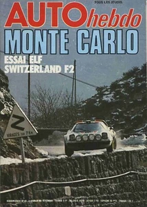 AUTO HEBDO Nr. 48 03.02.1977 MONTE CARLO ELF2 SCHWEIZ - Bild 1 von 1