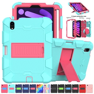Kids Safe Heavy Duty Shockproof Case for iPad mini 6 5 4 Stand Rubber Slim Cover - Picture 1 of 78