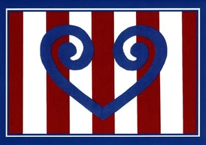 Veteran Veterans Day Thank You For Your Service Patriotic Heart Greeting Card - Picture 1 of 3