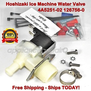 HOSHIZAKI 4A5251-02, 126756-0 Water Inlet Valve, Ships Free TODAY USPS Priority! - Picture 1 of 9