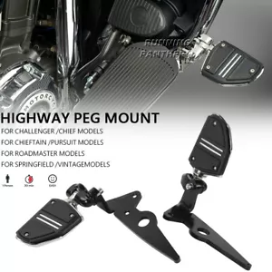 Kit de clavijas de montaje de clavija para conductor carretera para Indian Challenger Pursuit Limited - Imagen 1 de 11