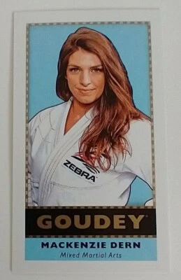 Mackenzie Dern Rookie Goudey Mini - 2018 Upper Deck Goodwin Champions Foto 1 de 2