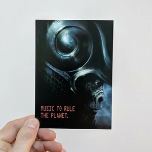 PLANET OF THE APES (2001) Vintage SOUNDTRACK Postcard (Danny ELFMAN) *NEW* RARE! - Picture 1 of 3