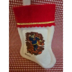 Vintage Superman Christmas Stocking DC Comics 1993 - Picture 1 of 3