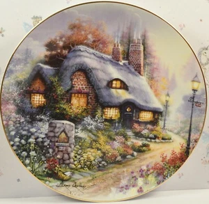 Beautiful Andres Orpinas The Cottage on Daisy Lane FM Collectors Plate - Picture 1 of 2