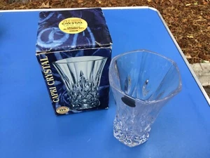 Capri Crystal 24% Lead Crystal Vase 13cm (5”) Tall - Picture 1 of 3