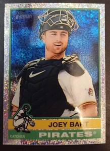 2025 Topps Heritage Chrome Joey Bart Silver Sparkle High Number Short Print #449 - Bild 1 von 2