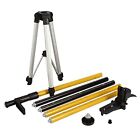 Laser Level Pole, Telescoping Support Pole 12FT/3.7M MET-SP4 Pole With Tripod