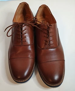 Aiden & Mason Mens AM-Albert1 Brown Oxford Cap Toe Leather Dress Shoes Sz 11 M - Picture 1 of 10