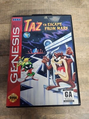 Sega Genesis Taz in Escape From Mars Vintage 1994 Retro Video Games - Image 1 of 4