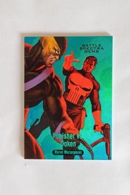 2016 Marvel Masterpieces Battle Spectra Gem Punisher vs. Daken Bs-14 98/99 - Image 1 of 3