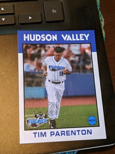 2016 Hudson Valley Renegades Tim Parenton MGR Tampa Bay Rays