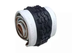 Eastern E701 26" Beach Cruiser Tire - Black-White - Picture 1 of 2