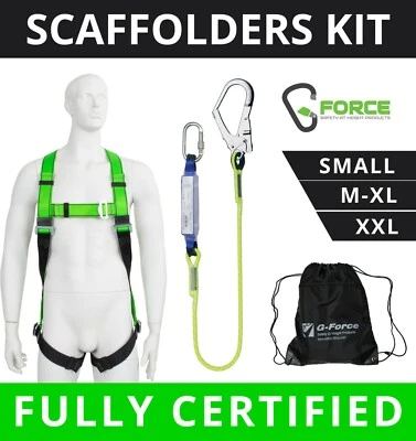 G Force Scaffolders Shock Absorbing Height Safety Fall Arrest Harness Kit - Image 1 of 4
