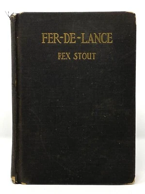 Rex Stout - Fer-De-Lance - True 1st 1st 1934 - First Nero Wolfe Mystery  - Image 1 of 4