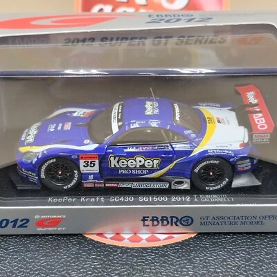 EBBRO 1/43 KeePer Kraft SC430 Super GT500 2012 No.35 blue 44738 diecast model - Image 1 of 4