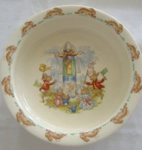 Royal Doulton Bunnykins 6,25" ciotola "razzo alla luna" - Foto 1 di 1
