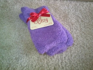 Get Cozy Womans lila Hausschuhe/Socken neu mit Etikett - Bild 1 von 1