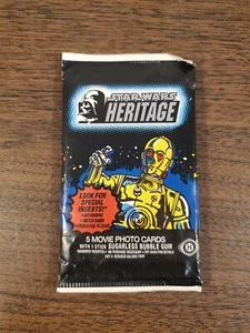 2004 Topps Star Wars Heritage Trading Card Pack Version 2 - Picture 1 of 2