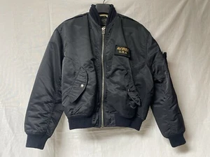 AVIREX Fliegerjacke Flyer’s Man Intermediate Navy Blau Größe Small Nylon - Bild 1 von 13
