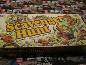 Juego de mesa Vinatge Rare Scavenger Hunt 1983 Milton Bradley - Imagen 1 de 2