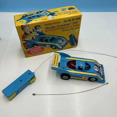 Vintage Radio Shack Tandy Remote Control R/C Blue Porsche Box Not working - Image 1 of 4