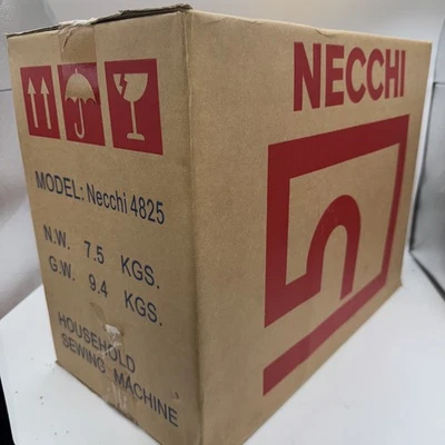 Máquina de coser doméstica Necchi 4825 nueva en caja 25 puntadas incorporada ligera Foto 1 de 3