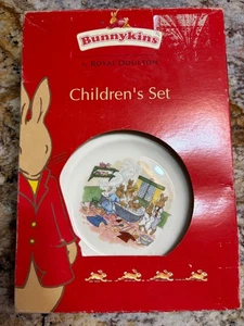 Royal Doulton BUNNYKINS 3 pc Children’s Set PLATE, BOWL & CUP 2003 BNIB - Picture 1 of 17