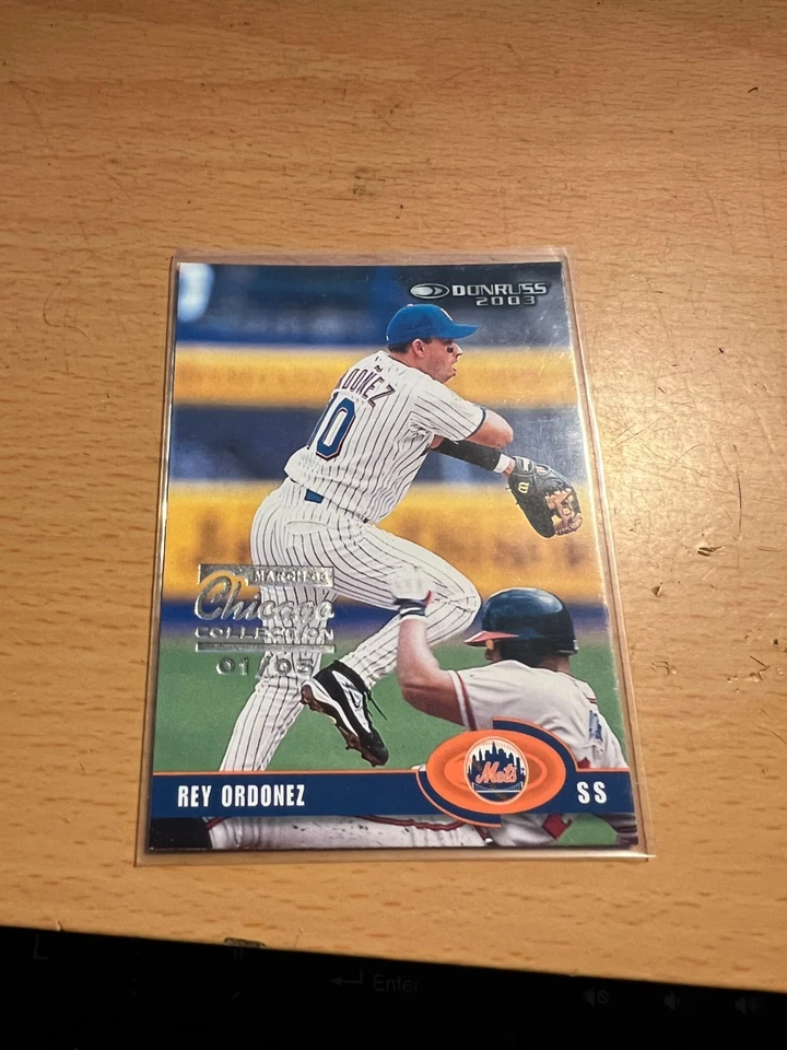 2003 DONRUSS MARCH CHICAGO COLLECTION SSP #1/5 REY ORDONEZ - Image 1 of 1