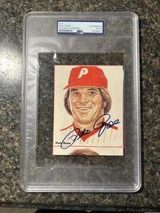 Pete Rose Signed Cut PSA Certified Autograph Reds Beautiful Auto - Picture 1 of 4