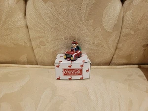 COKE ORNAMENT 1997 CAVANAGH'S SOCIETY MINI ELF CAR COCA COLA BOTTLES CHRISTMAS* - Picture 1 of 4