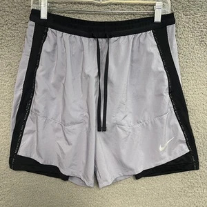 Nike Running Division Short Damen Gr. M grau lila 5" Compression Line Pocket - Bild 1 von 11