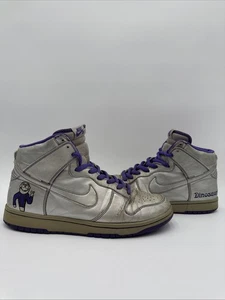 Nike Dunk High Premium SB Dinosaur Jr 2007 Size 10 Used 313171-003 - Picture 1 of 24