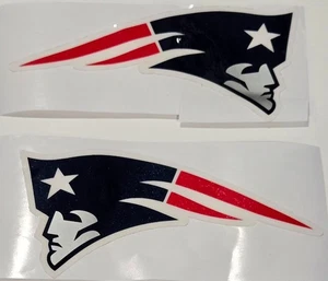 New England Patriots Football Full Size Flash Helmet Sticker Decal Set - Picture 1 of 1