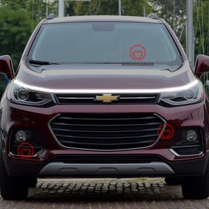 Front Grille Trim LED Hood Strip Lights DRL Decorative Lamps For Chevy Tracker - Picture 1 of 11
