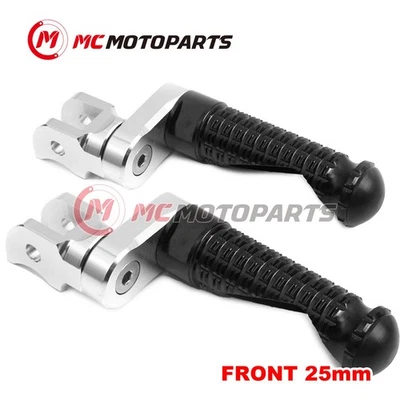 For Triumph Speed Triple T509 97-98 MPRO 25mm Extended BLACK Front Foot Pegs Foto 1 de 4