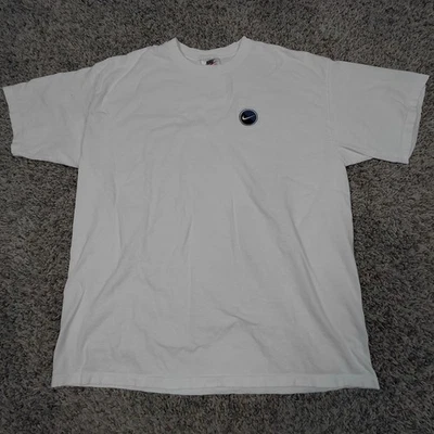 Camiseta Nike De Colección Para Hombre Grande Hecha en EE. UU. Etiqueta Blanca Swoosh Bordada Años 90 Rap Foto 1 de 4