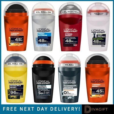 LOREAL MEN EXPERT MAGNESIUM DEFENCE SHIRT PROTECT RESIST 48H DEODORANT ROLL ON