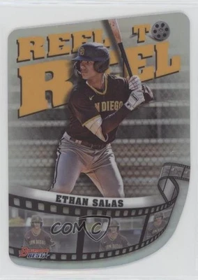 2023 Bowman's Best Reel to Reel Die-Cuts Ethan Salas #RR-24 - Image 1 of 2