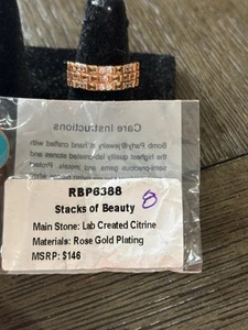 Bomb Party Ring Size 8 “Stacks Of Beauty” RBP6388 - Picture 1 of 6