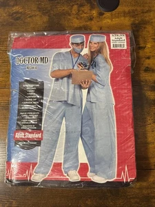 Doctor MD Halloween Adult Costume Cosplay 5 Piece Adult Size Standard Mask 😷 - Picture 1 of 6