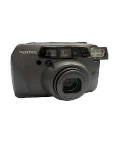 Pentax IQZoom 160 35mm SLR Point & Shoot Film Camera Silver AF Built-in Flash - Picture 1 of 12