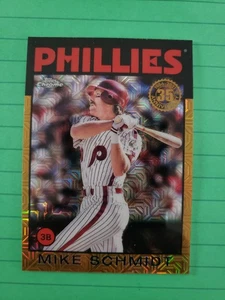 2021 Topps Silver Pack Series 2  Mike Schmidt GOLD REFRACTOR 01/50 #86TC-75 HOF - Picture 1 of 2
