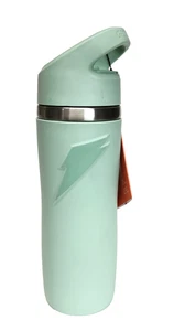 Overtime GATORADE 22Oz Stainless Steel Bottle Straw Cap Green  New - Picture 1 of 6