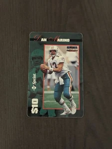 1996 Pro Line II Intense Sprint $10 Phone Cards /1130 #1 DAN MARINO Card HOF - Picture 1 of 2