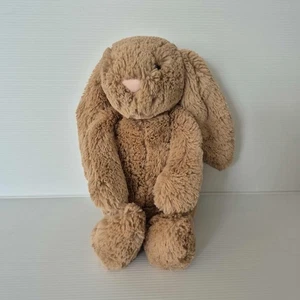 Jellycat Medium BASHFUL Biscuit BUNNY Soft Plush Toy GENUINE 31cm - Picture 1 of 6