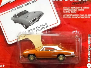 Johnny Lightning 70 1970 Dodge Super Bee Auction Insanity Collectible Car w/RRs - Picture 1 of 2