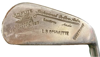 Spalding Kro-Flite Sweet Spot 5 Iron L.B Schmutte Custom Made 1927 Hickory 36 RH - Image 1 of 4